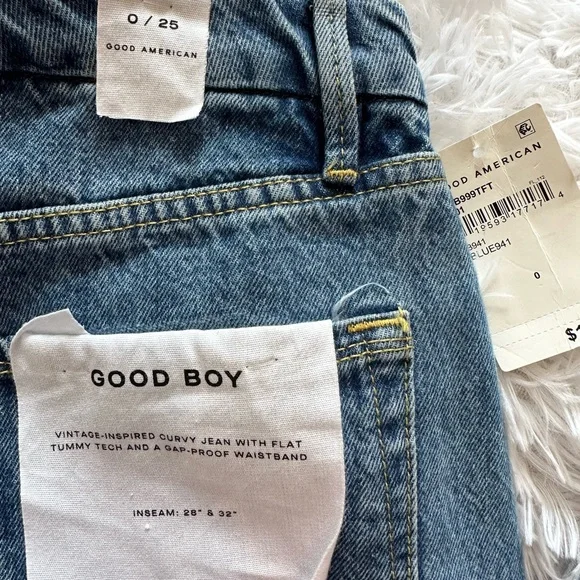 NWT! GOOD AMERICAN GOOD BOY JEANS